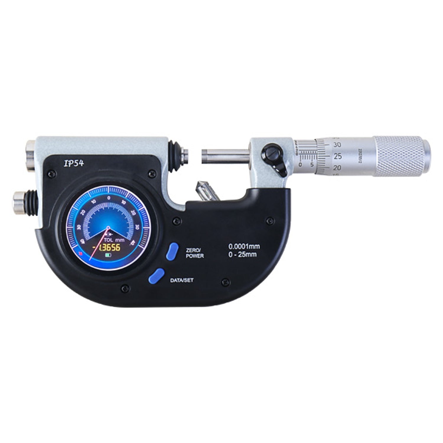 Accud Digital Micrometer 25 50 Mm 0.002 Mm Grad 3�� Acc Wireless