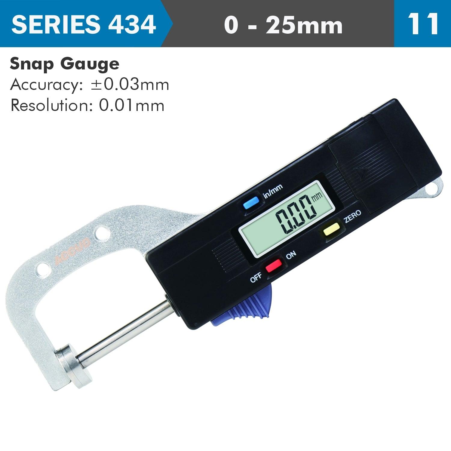 Digital Snap Gauge 0 25 Mm 0.01 Mm Res. - Livestainable.co.za