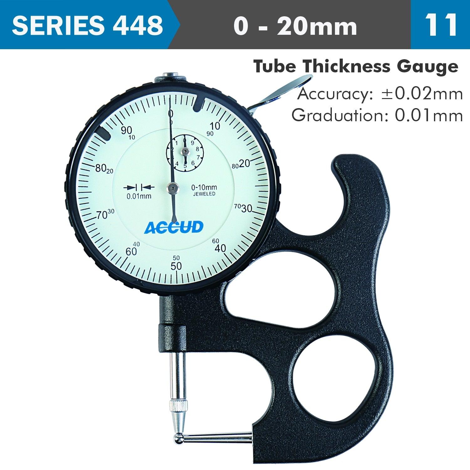 Tube Thickness Gauge 10 Mm 0.02 Mm Acc. 0.01 Mm Grad. - Livestainable.co.za