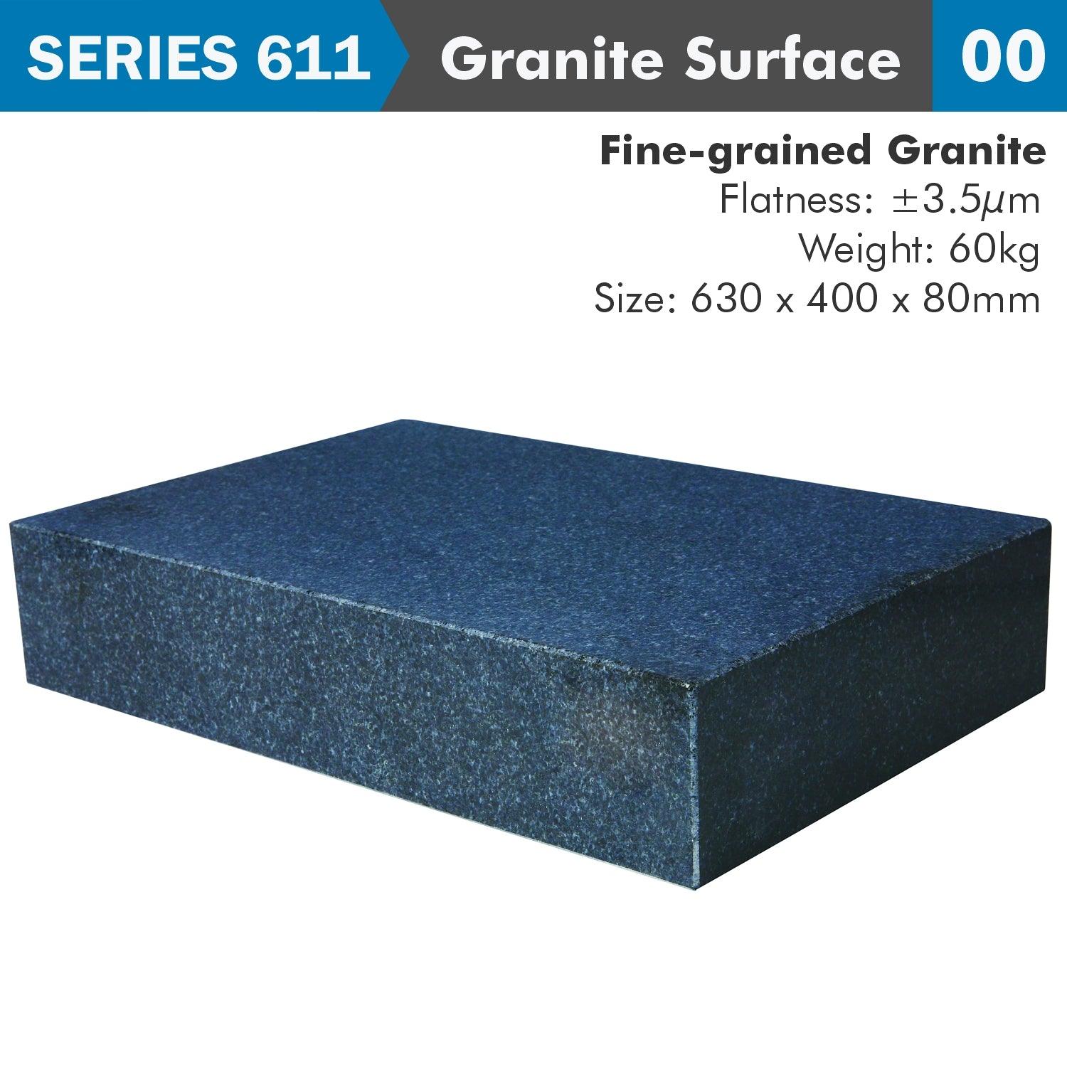 Granite Surface Plate Grade 00 630 X400 X80 Mm 60 Kg 0.0035 Mm Flat - Livestainable.co.za