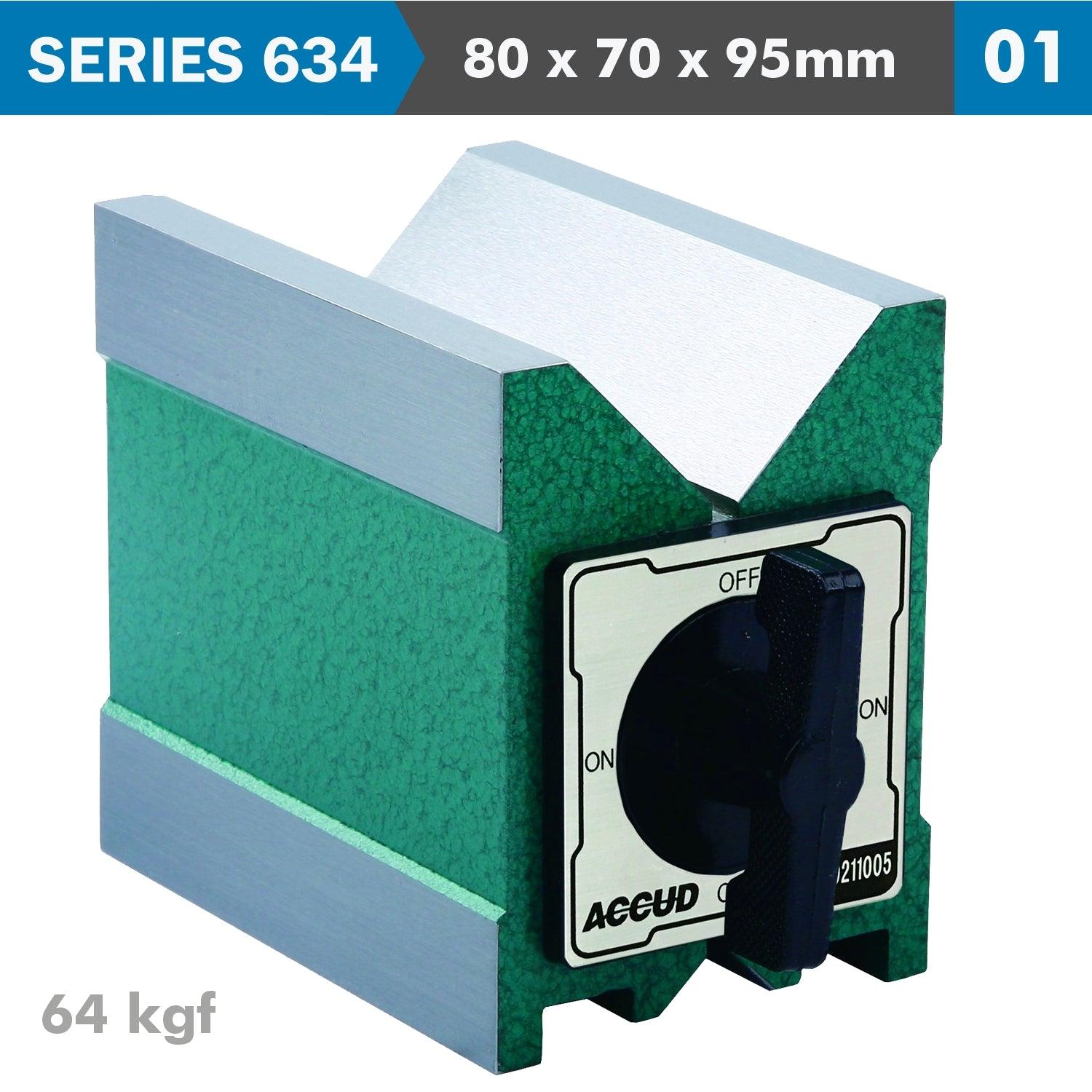 Magnetic V Block 80 X70 X95 Mm 64 Kgf - Livestainable.co.za