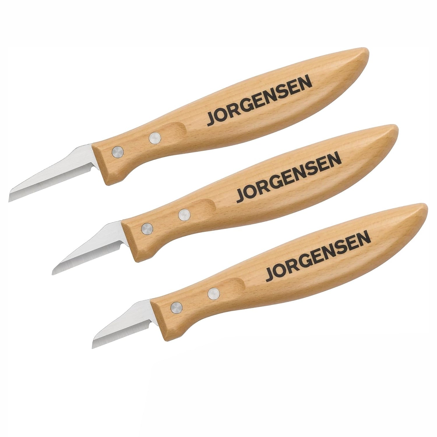 Pony Jorgensen 3 Pc Whittling Knife Set Incl. 1 1/4' / 1 1/2'/1 3/4' Knives