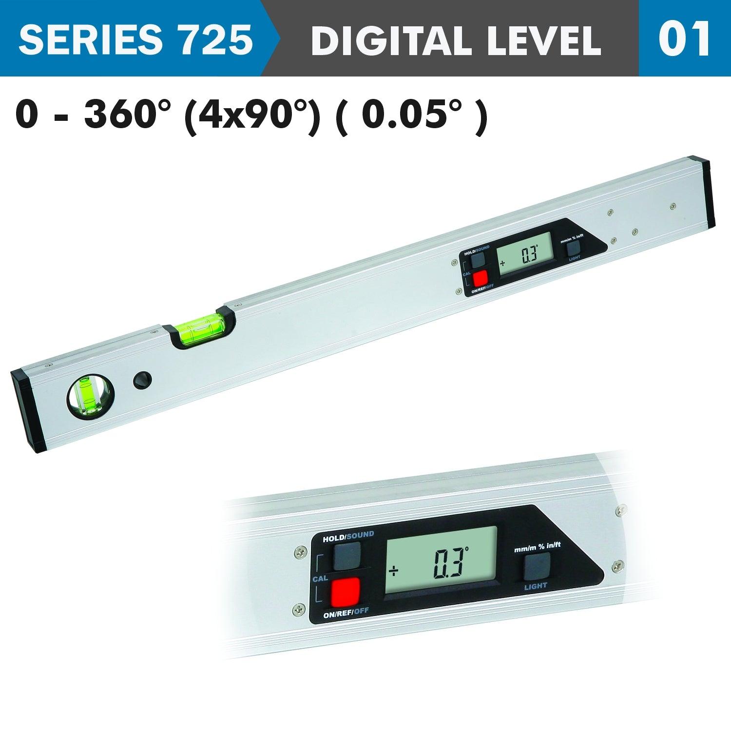 Digital Leveler 360 Deg 585 X60 Mm 0.05 Deg. Res. - Livestainable.co.za