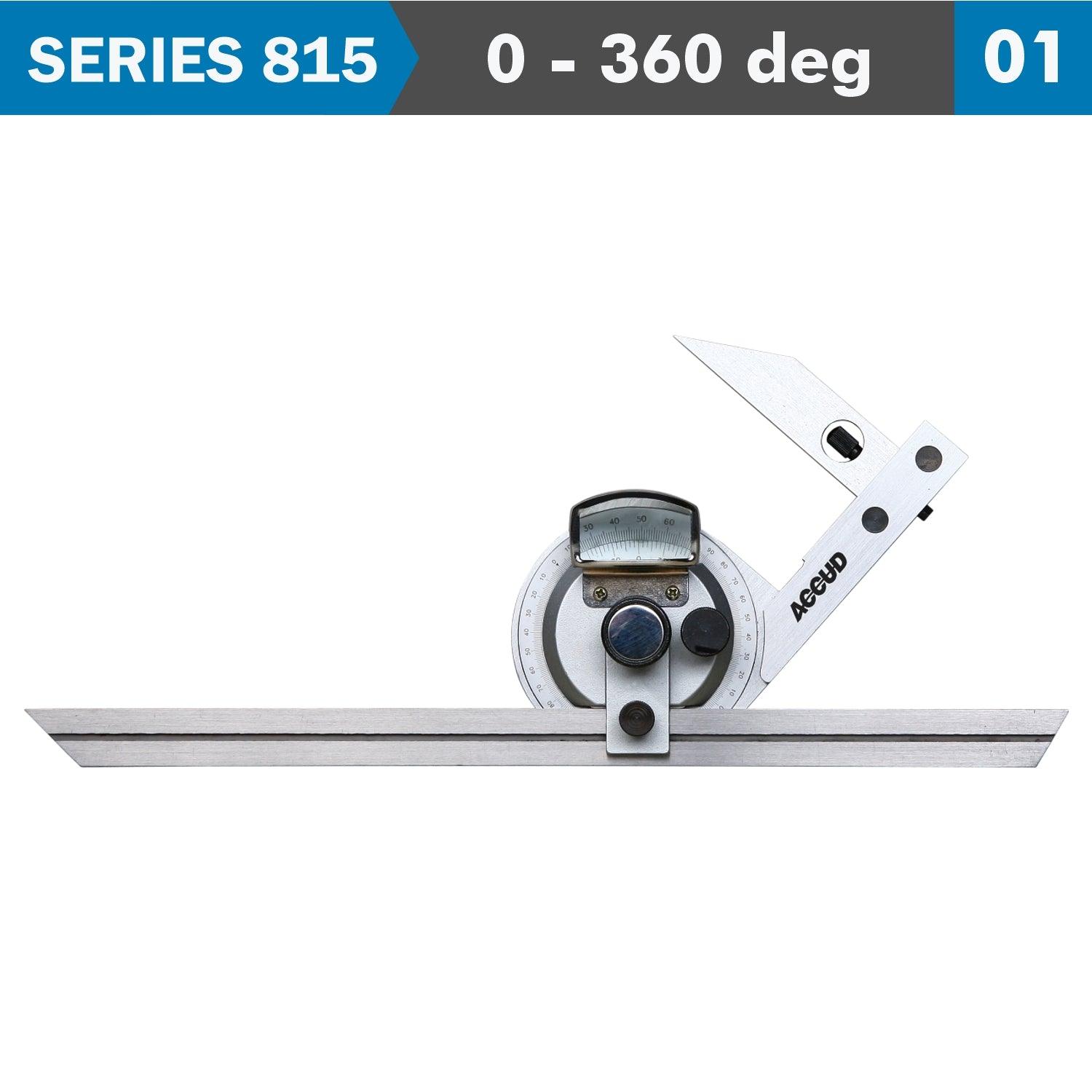 Universal Protractor 360 Deg. S/Steel 5' Acc. 5' Grad. - Livestainable.co.za