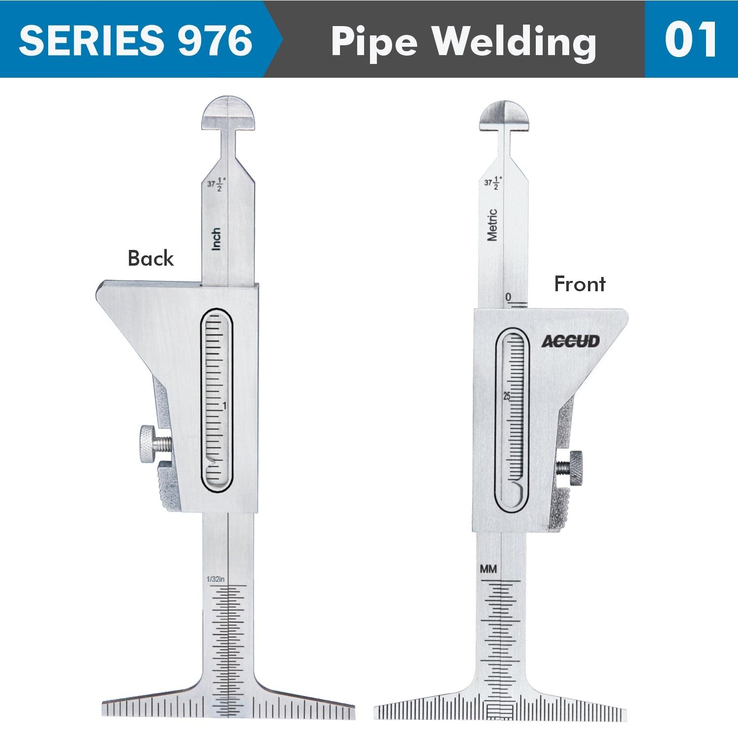 Pipe Welding Gauge 7 X Measuring Appl. 35,45,60,30,1.6,2.4 Mm, 37.5 Deg. - Livestainable.co.za