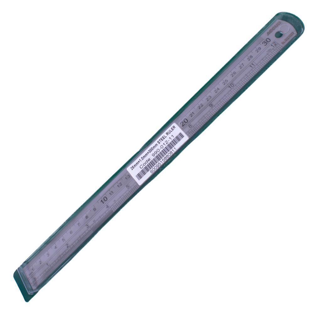 Ruler 300 Mm S/Steel 0.11 Mm Acc 0.5 Mm Grad. - Livestainable.co.za