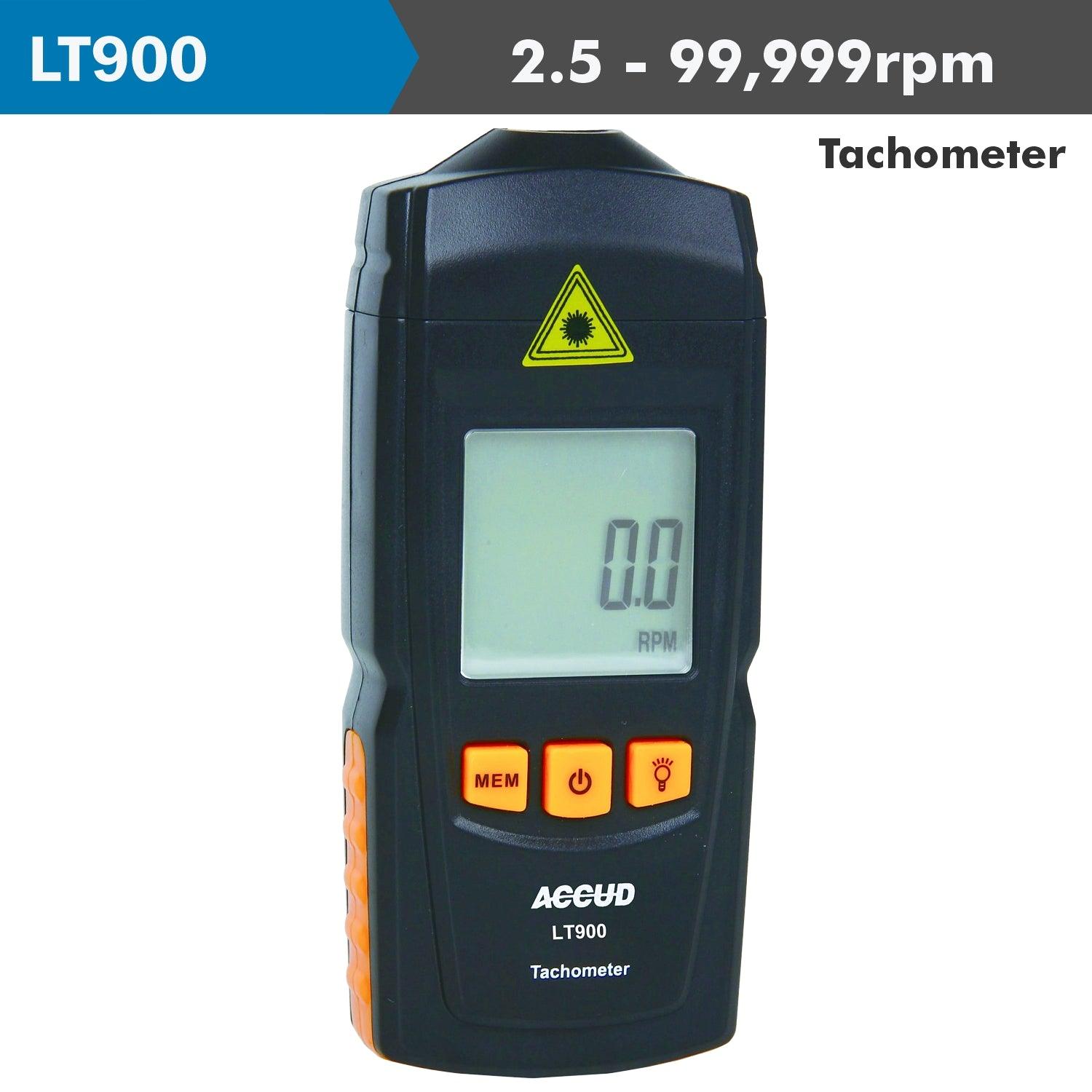 Laser Tachometer 2.5 99999 Rp Mrange 0.1 Rpm - Livestainable.co.za