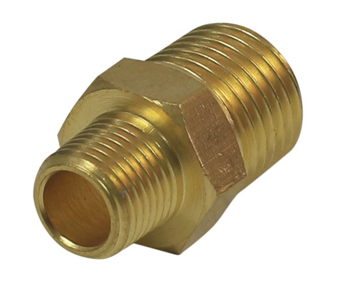 Pneumatic Thread Coupler Brass Nipple 1/8 1/4 Male Male Acoupf 005