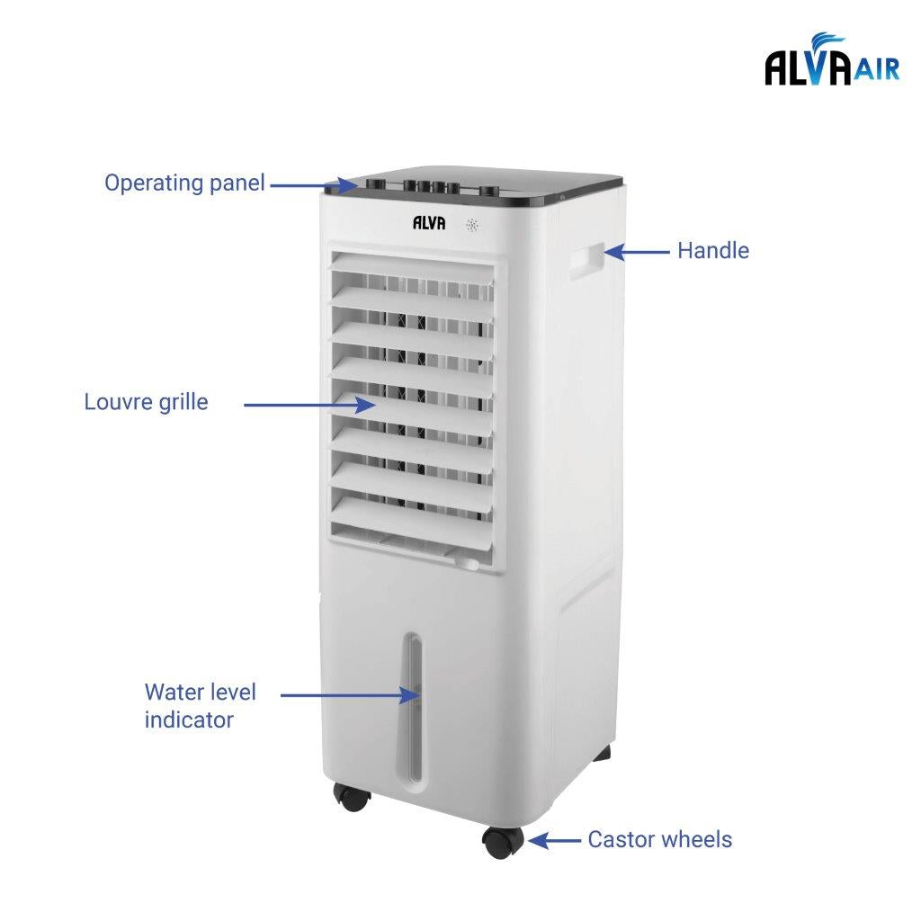 12 L Evaporative Air Cooler | Fan | Humidifier