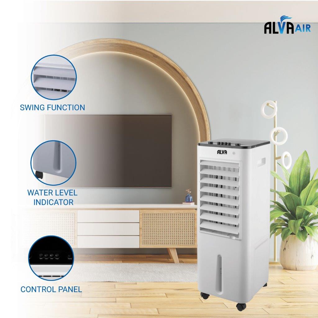 12 L Evaporative Air Cooler | Fan | Humidifier