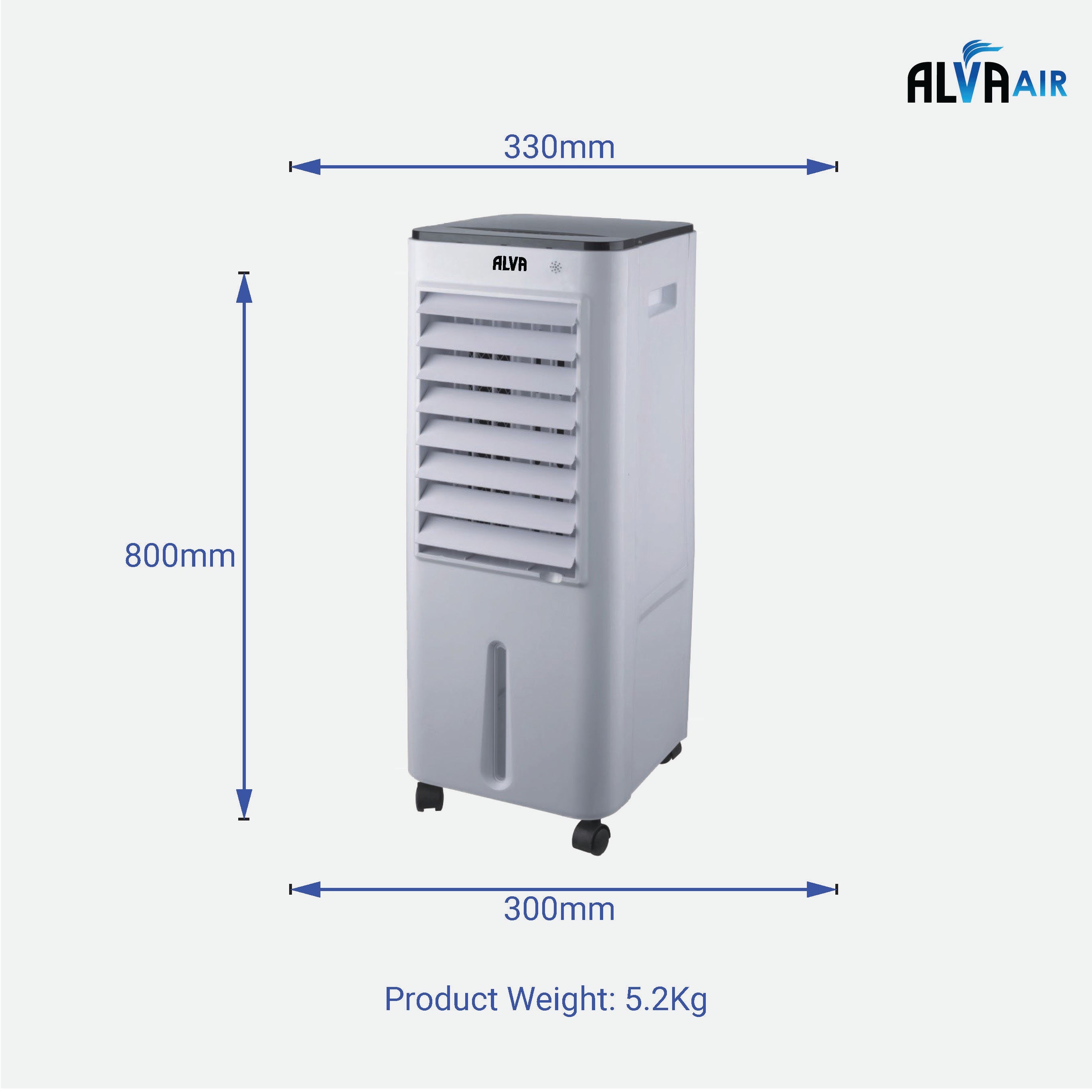 12 L Evaporative Air Cooler | Remote Control | Timer | Fan | Humidifier | Air Purifier