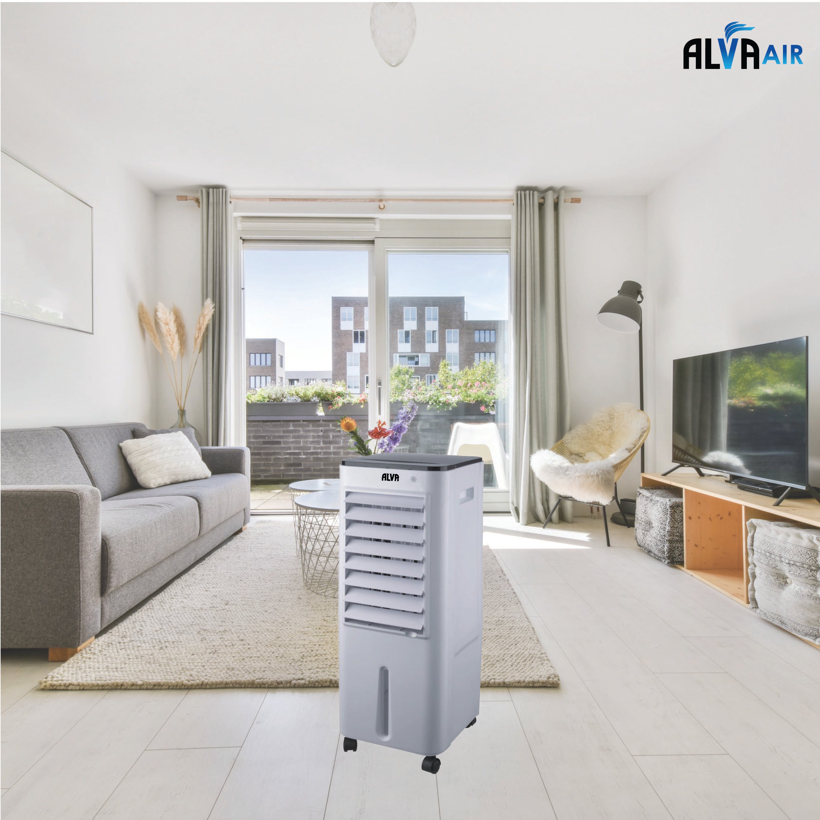 12 L Evaporative Air Cooler | Remote Control | Timer | Fan | Humidifier | Air Purifier