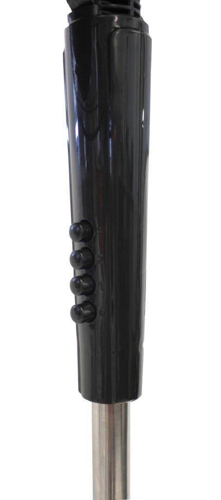 40cm Plastic Telescopic Pedestal Fan (Black)