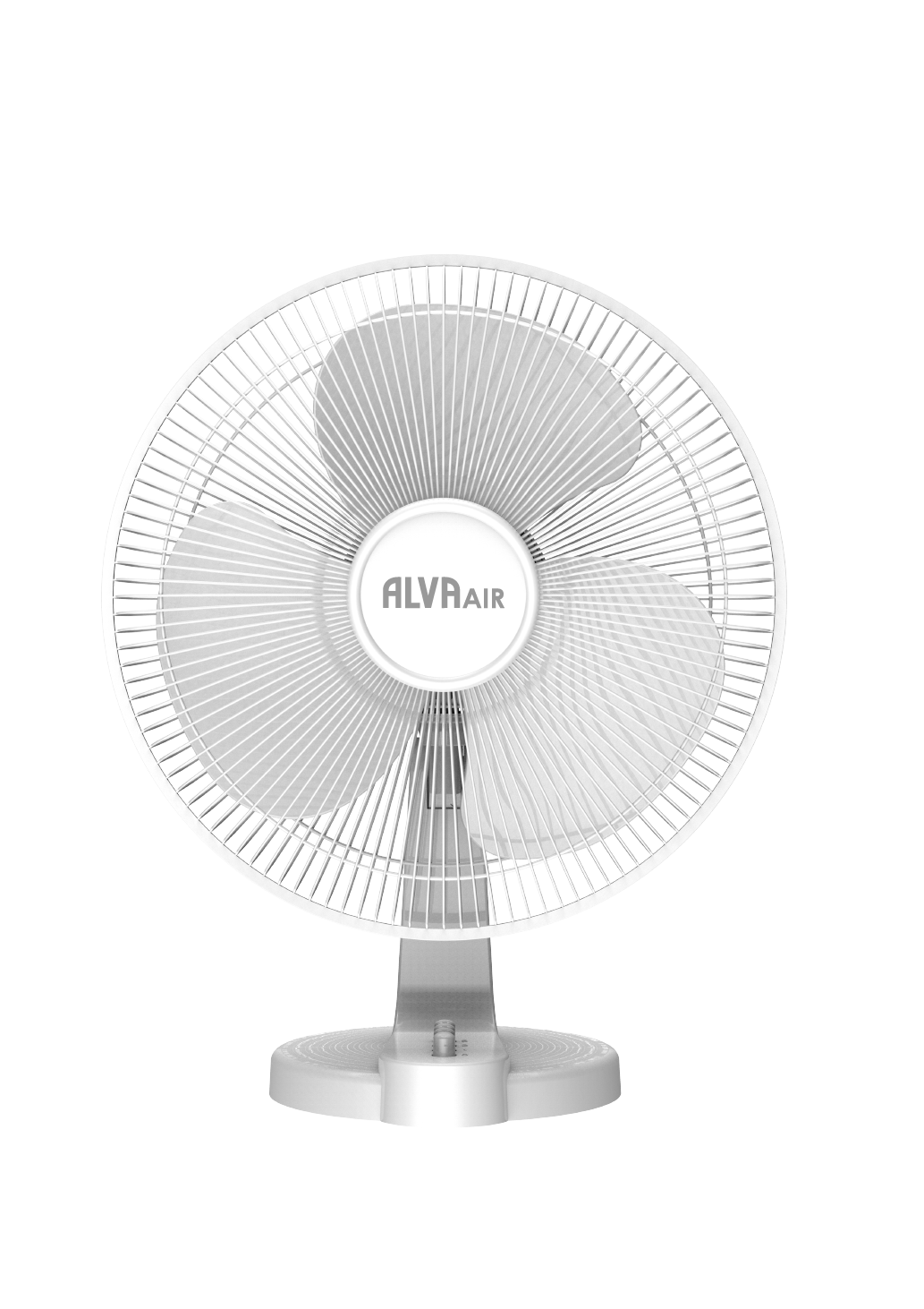 40cm Plastic Desk Fan (White)