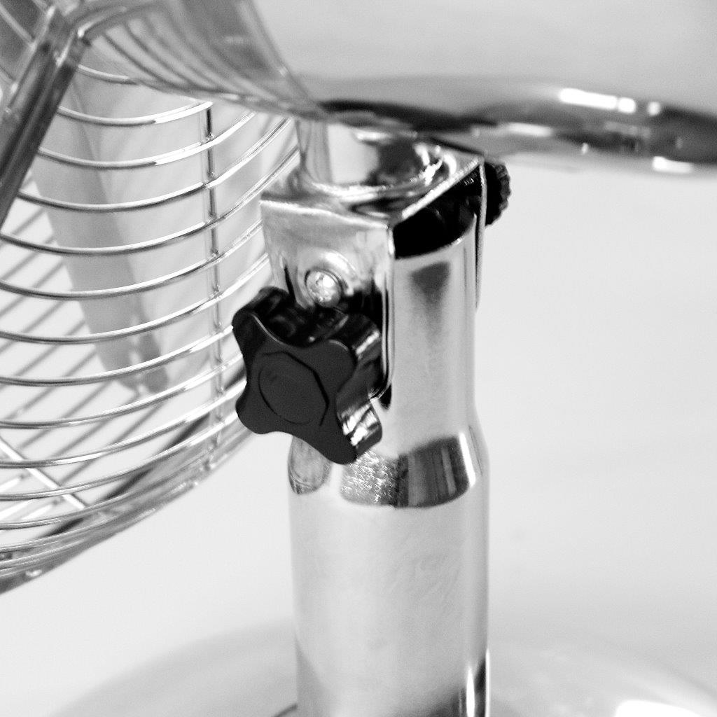 30cm Metal Desk Fan (Chrome)