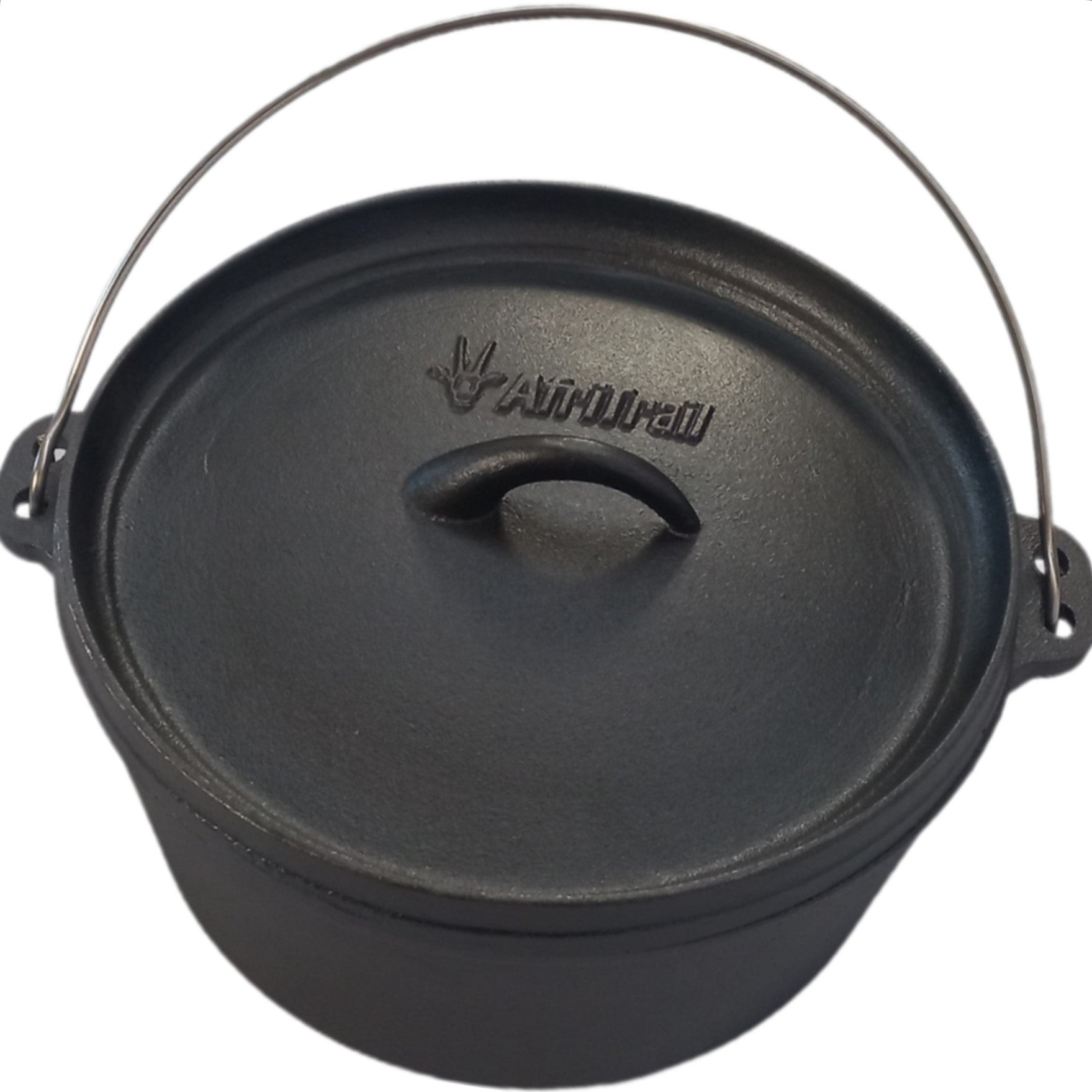 Afritrail Flat Potjie Pot 3.8 Lt