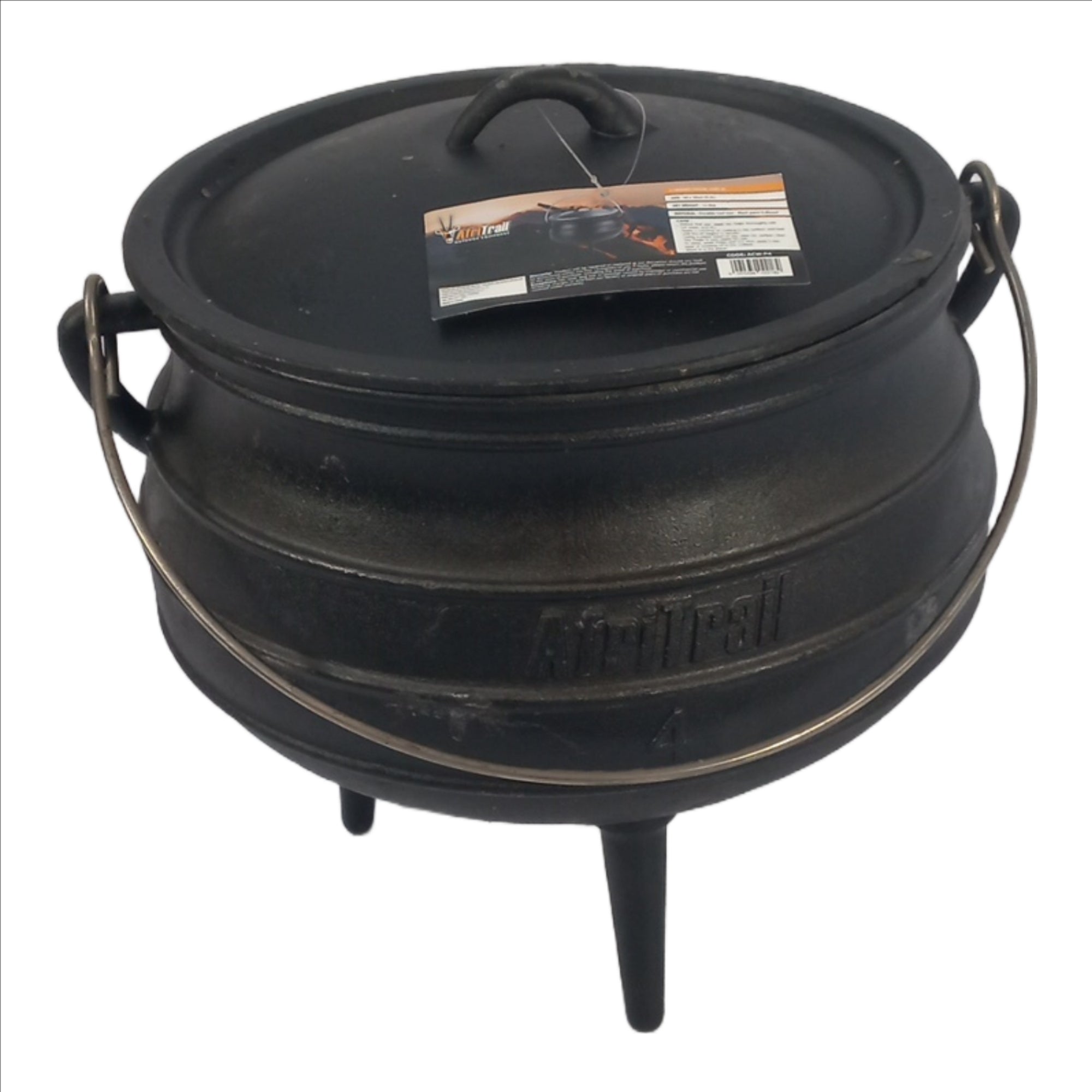 Afritrail Potjie No.4 Cast Iron