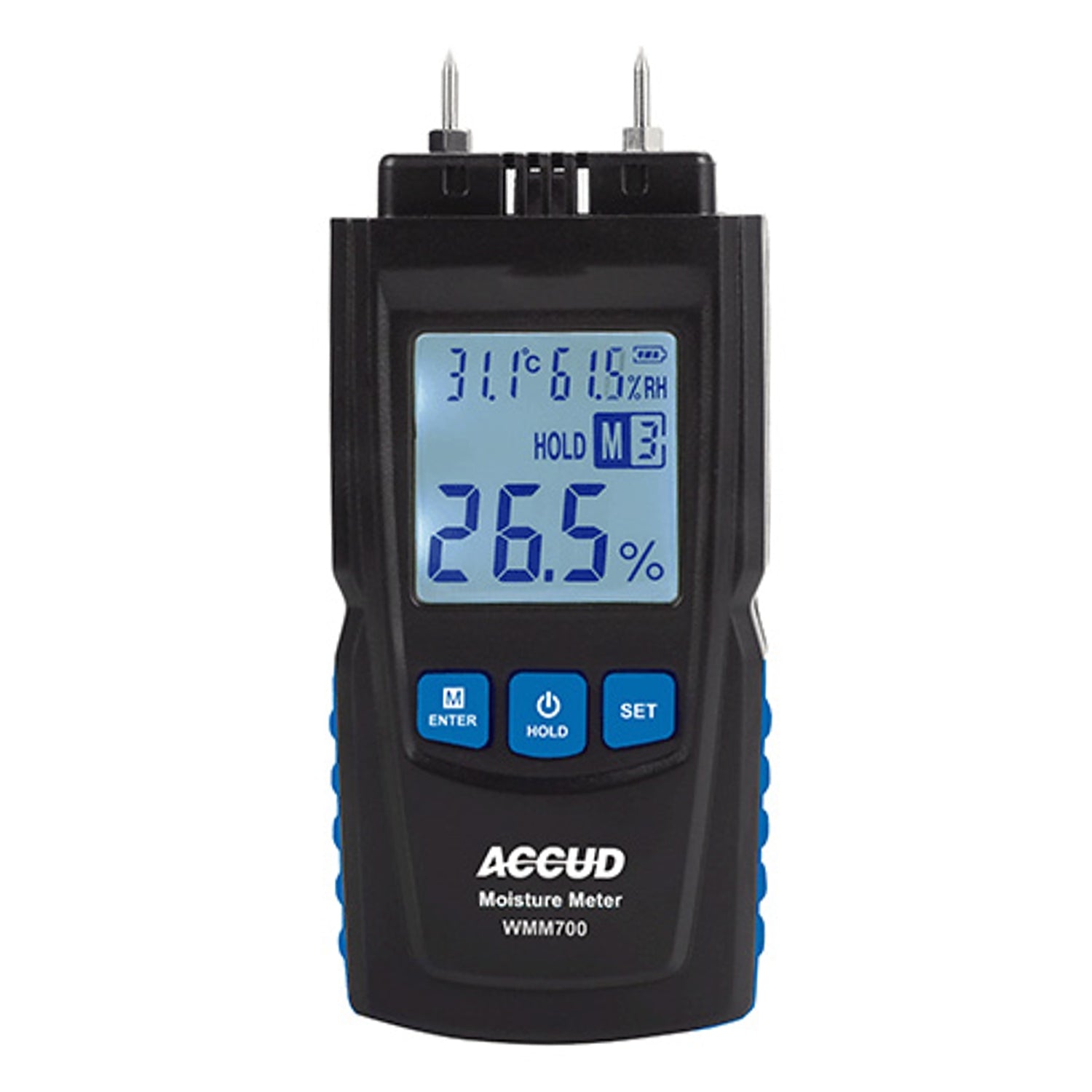 Accud Wood Moisture Tester 0 40% Range 2% Accur 0.5% Res