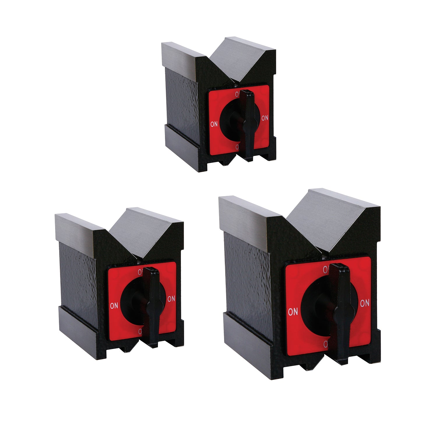 Accud Magnetic V Block 3 Pc Combo 80/100/120 X70 X95 Mm