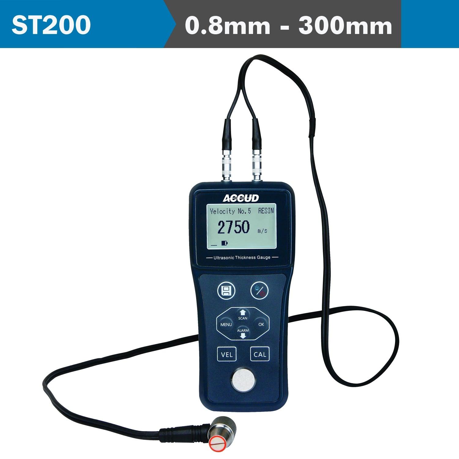 Ultrasonic Thickness Gauge 0.8 300 Mm Gen. Use 5.0 M Hz - Livestainable.co.za