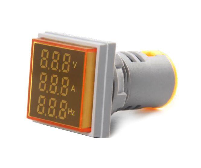 Voltmeter+Ammter+Frequency Meter Square Yellow Pl Ad101 22 Vahzs Y - Livestainable.co.za