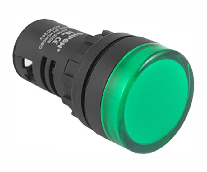 Pilot Light High Green Led 22 Mm 230 V Ac/Dc Pl Ad16 22 230 V G