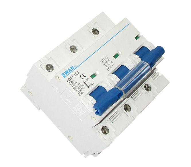 Mini D/R Circuit Breaker 6 Ka C Curve 3 P 80 A Ad47 1 6380