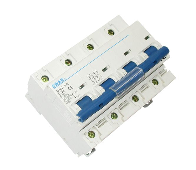 Mini D/R Circuit Breaker 6 Ka C Curve 4 P 125 A Ad47 1 64125