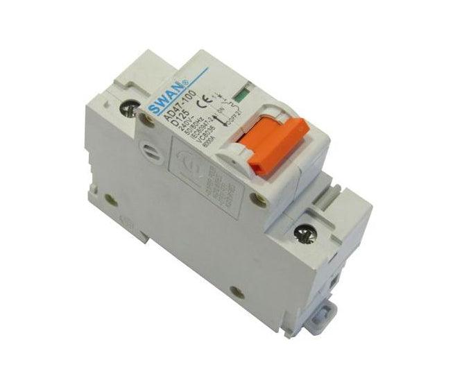 Circuit Breaker Din 125 A 1 P 6 Ka D Curve Cb Ad47 1 61125 D - Livestainable.co.za