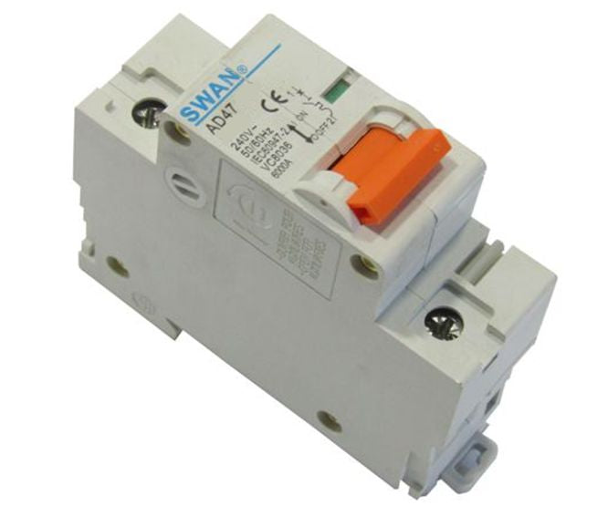 Circuit Breaker Mcb Din 80 A 1 P 6 Ka D Curve Cb Ad47 1 6180 D