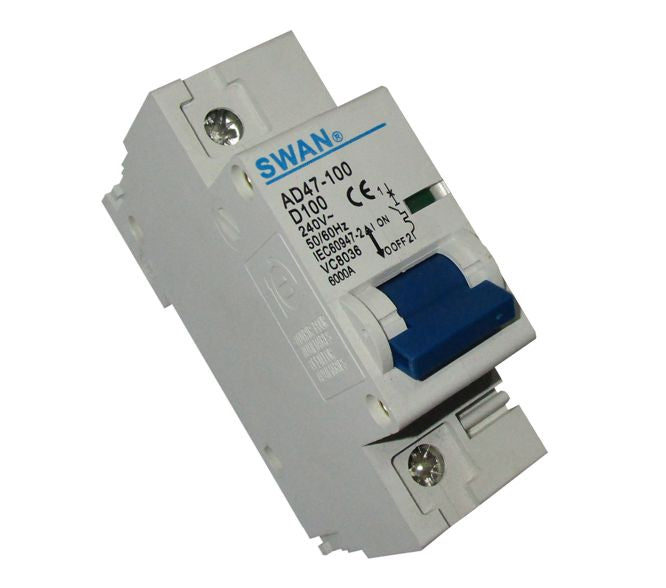 Circuit Breaker 10 Ka D Curve 1 P 100 A Ad47 101100 D