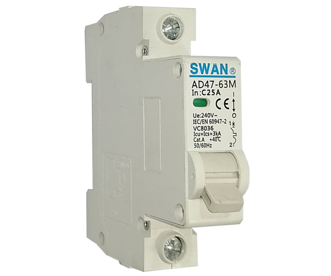 Circuit Breaker Din 3 A 1 P 3 Ka C Curve Cb Ad47 63 M 3103