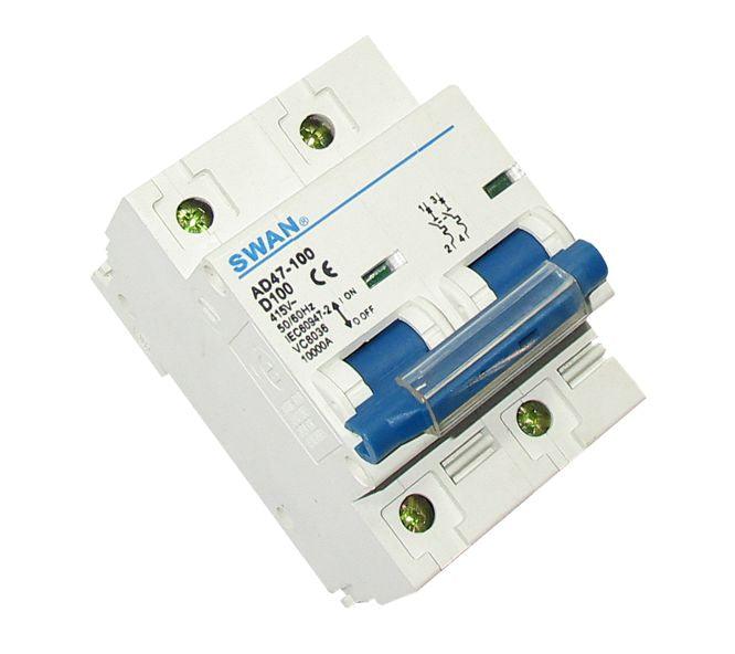 Circuit Breaker Din 125 A 2 P 10 Ka D Curv Cb Ad47 102125 D - Livestainable.co.za