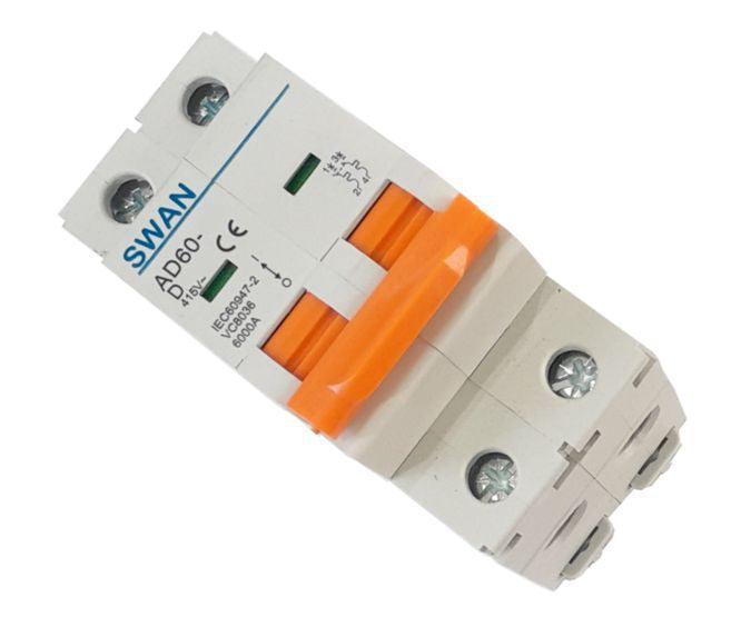 Circuit Breaker Din 63 A 2 P 6 Ka D Curve Cb Ad60 6263 D - Livestainable.co.za