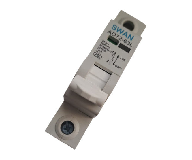 Circuit Breaker Din 1 A 1 P 4.5k A C Curve Ad72 63 L 3101