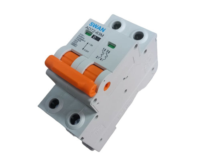 Circuit Breaker Din 32 A 2 P 6k A D Curve Ad72 63 M 6232 D