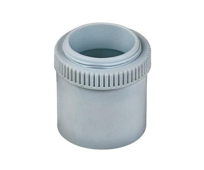 White Pvc Male Adaptor For 25 Mm Conduit Pvc Male Adap 25 - Livestainable.co.za