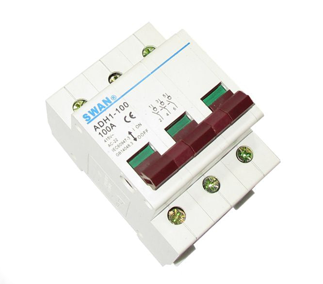 Isolator 3 P 100 A Din Rail Is Adh1 100 3100