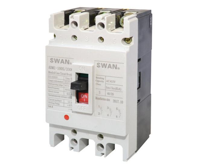 Moulded Case Circuit Breaker 100 A 3 P Ics=25 Ka Icu=40 Ka Mccb Adm1 250 S3100 - Livestainable.co.za