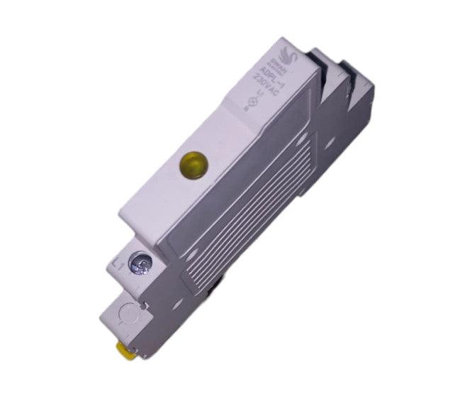Din Rail Mount Pilot Light Yellow P=9mm 230 V Adpl 1 230 Yellow - Livestainable.co.za