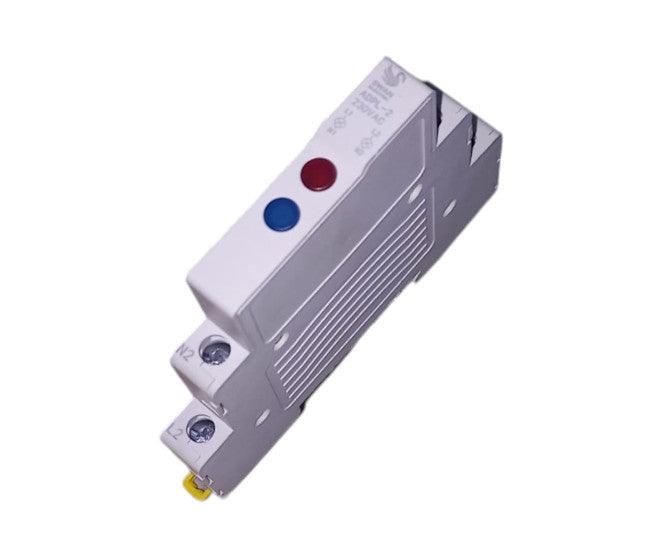 Din Rail Mount Pilot Light Two Light Red Blue 2 X Neutral 9mm 230 V Adpl 22 230 Red Blue - Livestainable.co.za