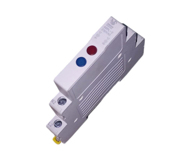 Din Rail Mount Pilot Light Two Light Red Blue 2 X Neutral 9mm 230 V Adpl 22 230 Red Blue