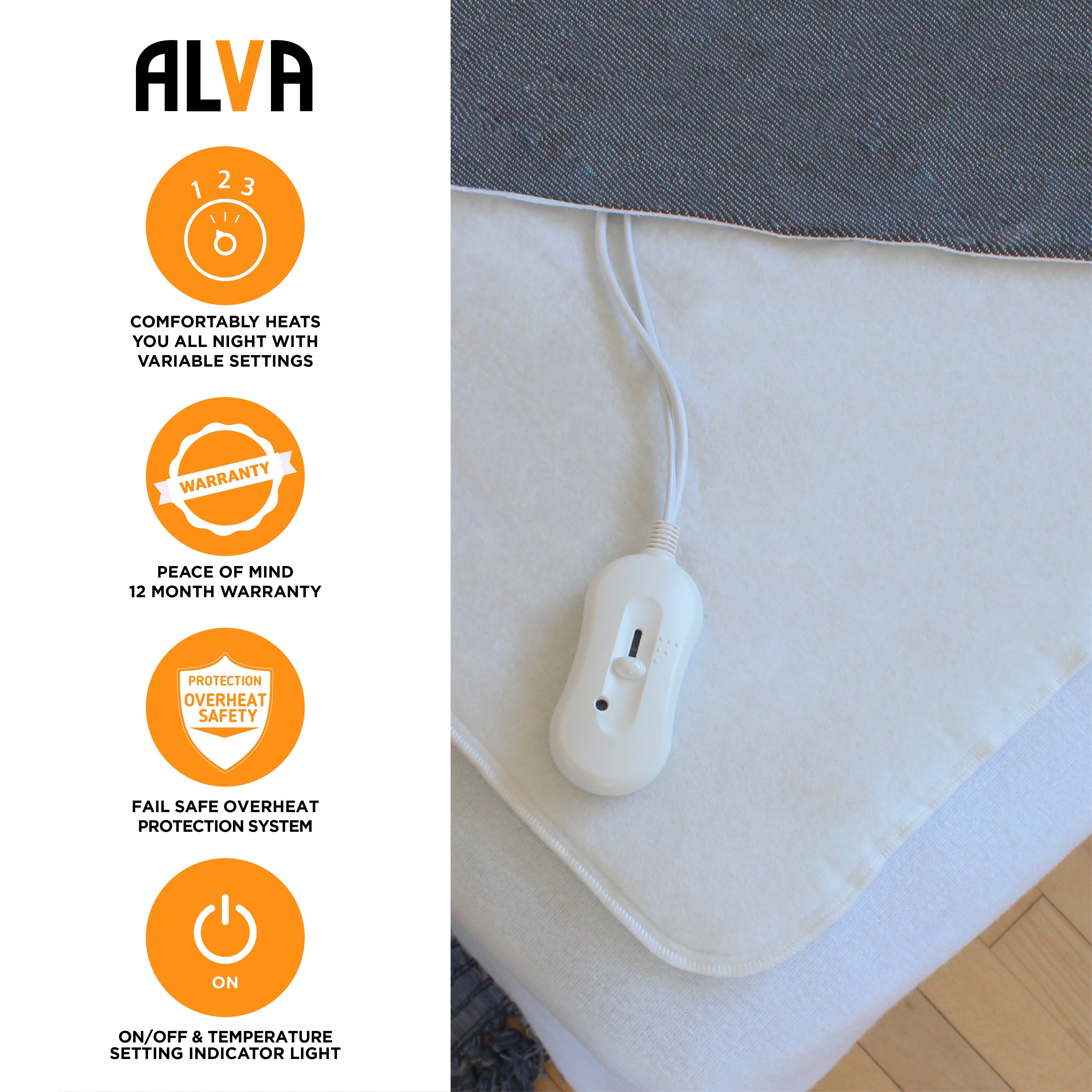 Tie Down Electric Blanket (Alva)