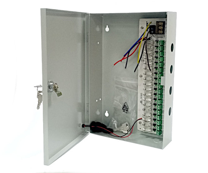 Metal Enclosure For Cctv 18 W No Psu Grey Lockable 1 Key Hole Af 145 18 A