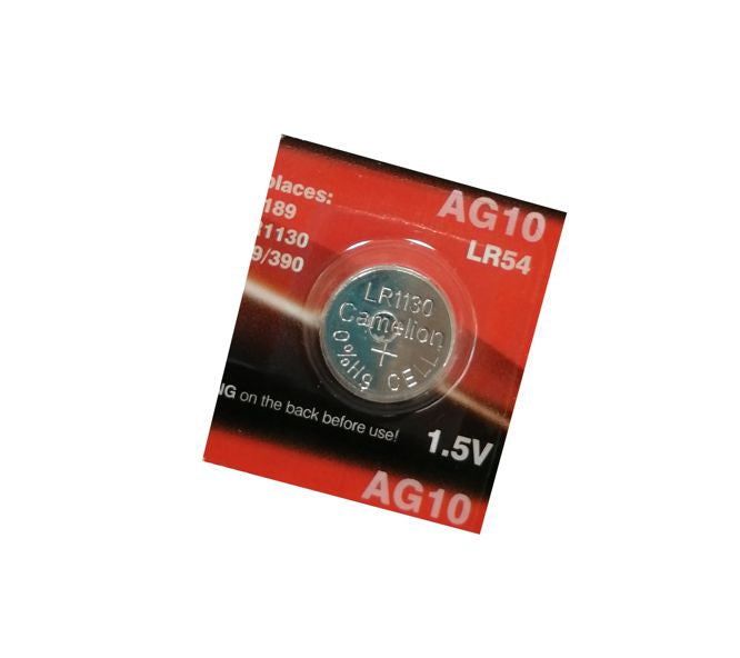 Coin Battery Alkaline Sox 1.5 V 80m Ah 11.6x3.1mm Ag10 Bp1 *Dbk*