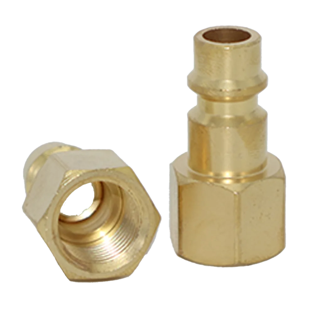 Air P/P Nipple Threaded 1/4`` Female P/2