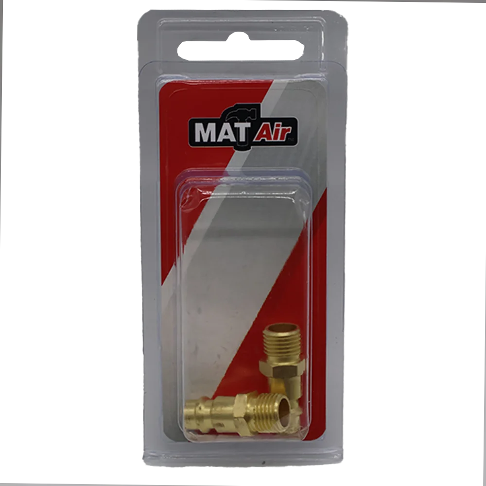 Air P/P Nipple Threaded 1/4`` Male P/2