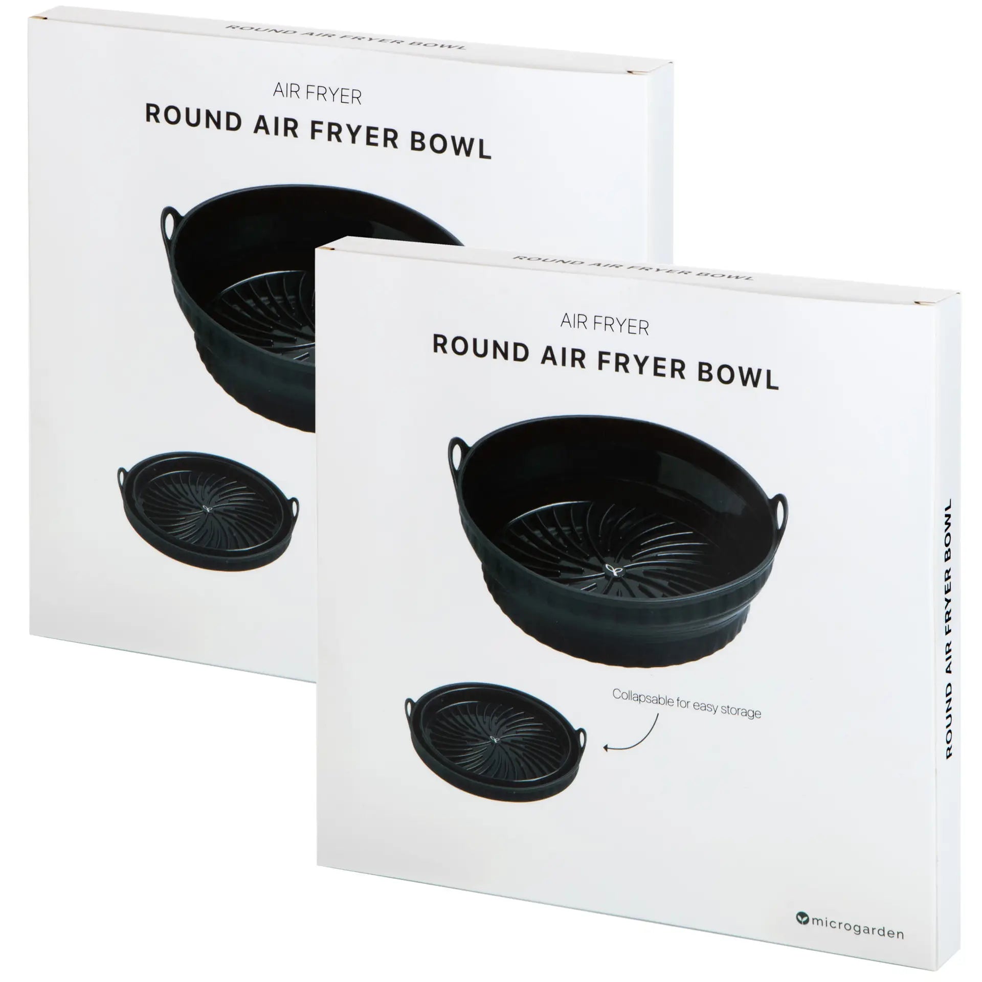 Air Fryer Bowl-Round-Raven Twin Pack
