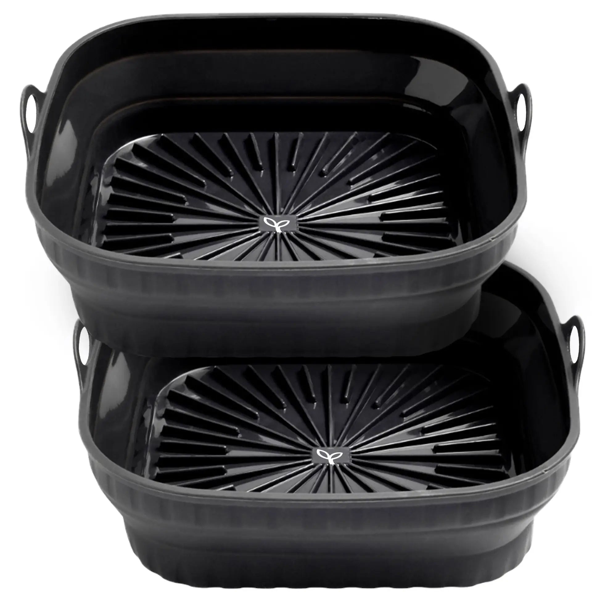 Air Fryer Bowl-Square-Raven Twin Pack