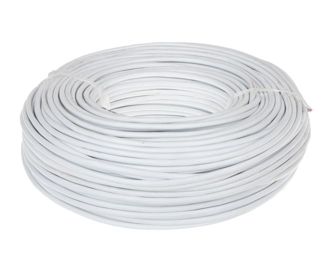 4 Core Tel/Com White Solid Cable 100m/Roll H44 C050 S Wh 5780 Z